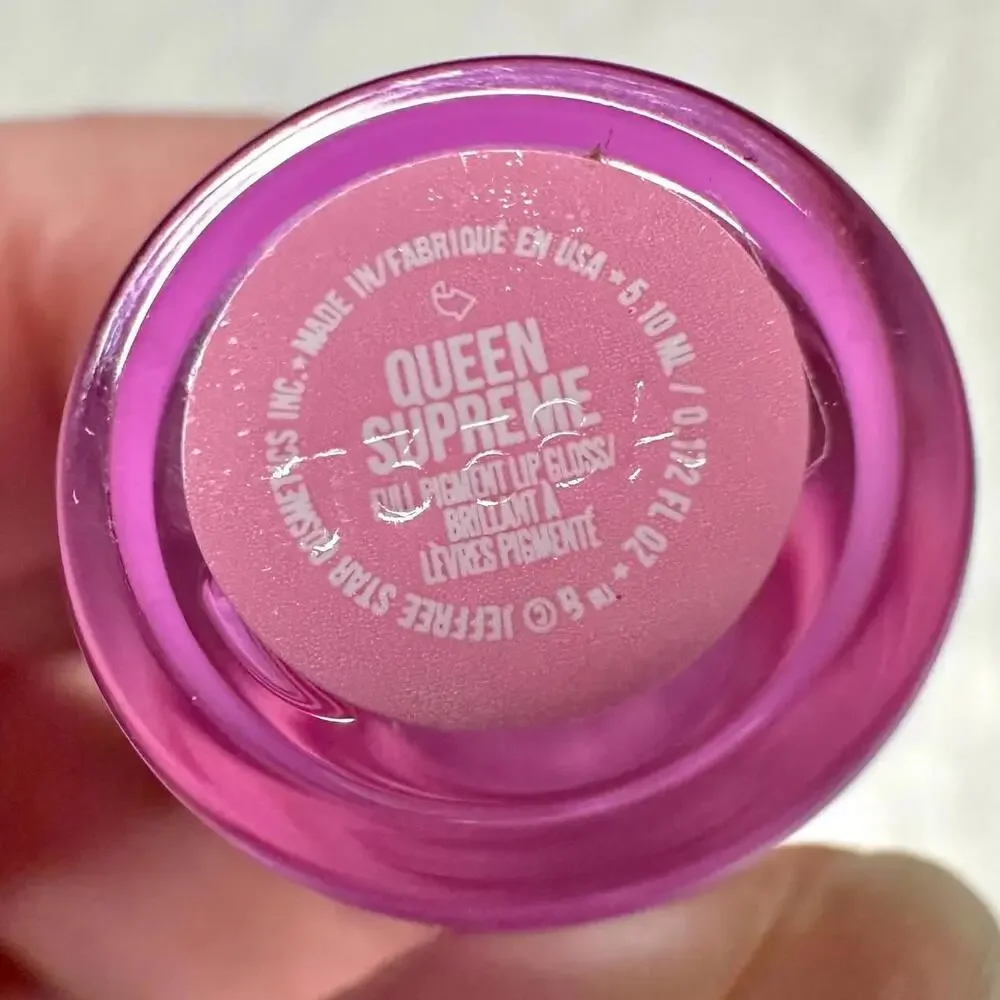 NIB Jeffree Star Supreme Gloss Full Pigment Lip Gloss Queen Supreme 5.10ml